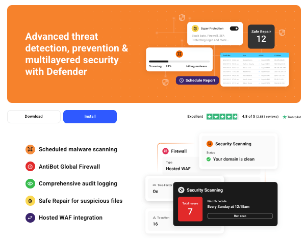 A look at Defender Pro our WordPress security plugin