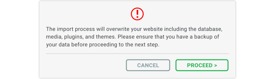 All-in-one warning
