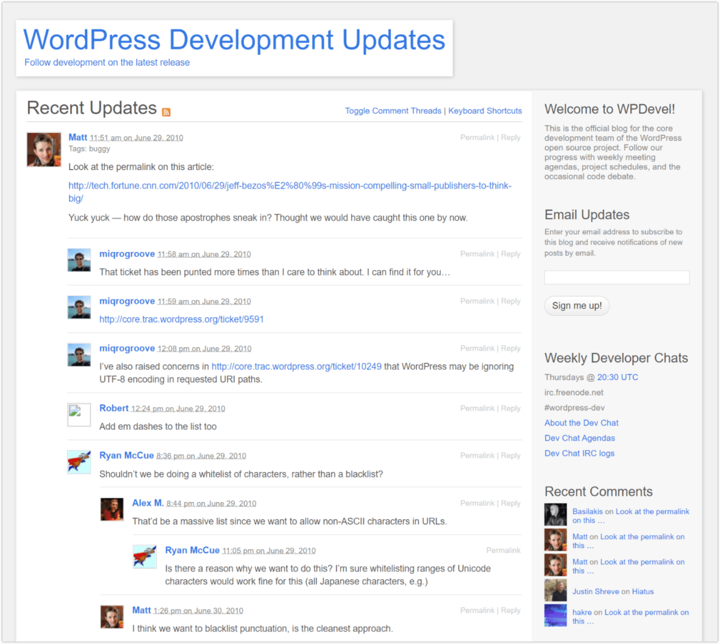 2010 Blog > Development P2