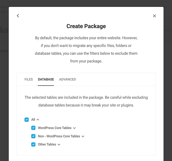Shipper filters