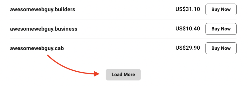 The load more button.