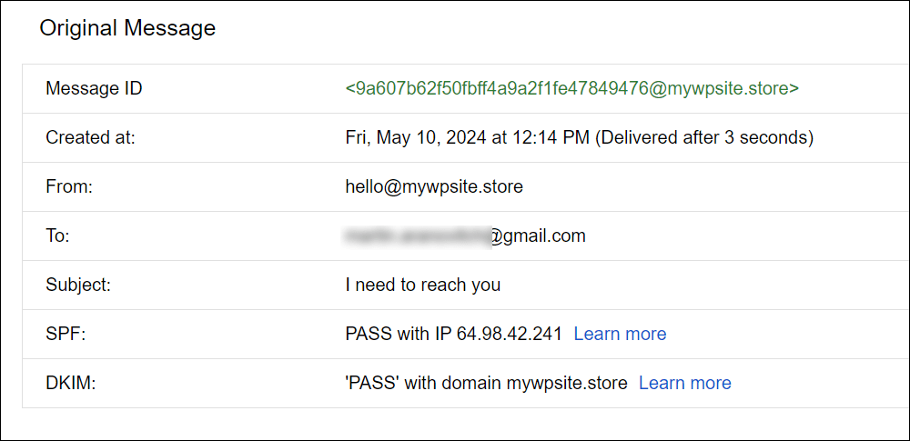 Pro Email domain valid headers.