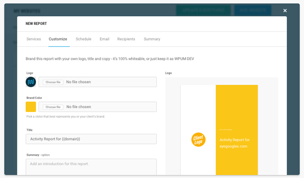 Screengrab of The Hub PDF reports