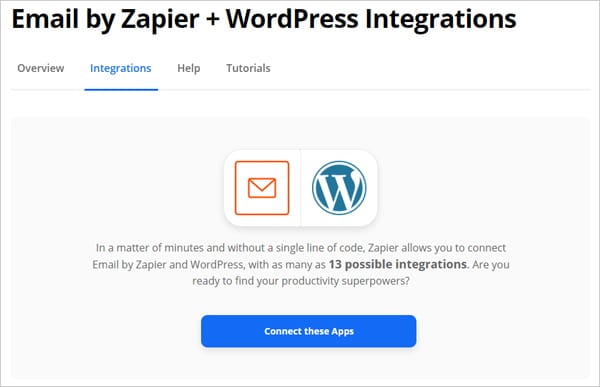 Zapier - Email to WordPress Integration