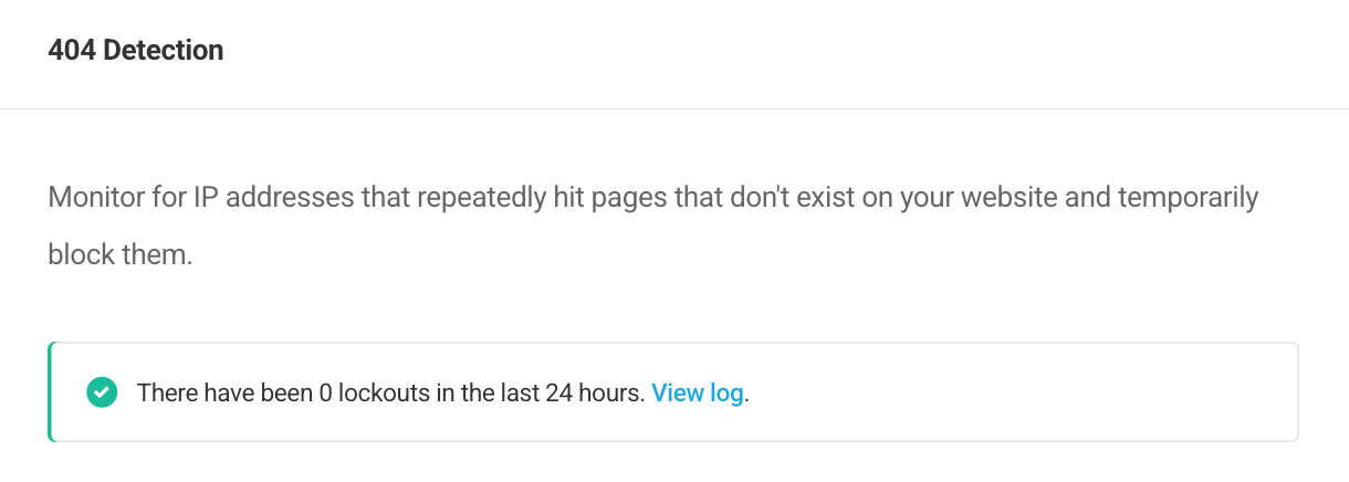 404 detection in Defender firewall