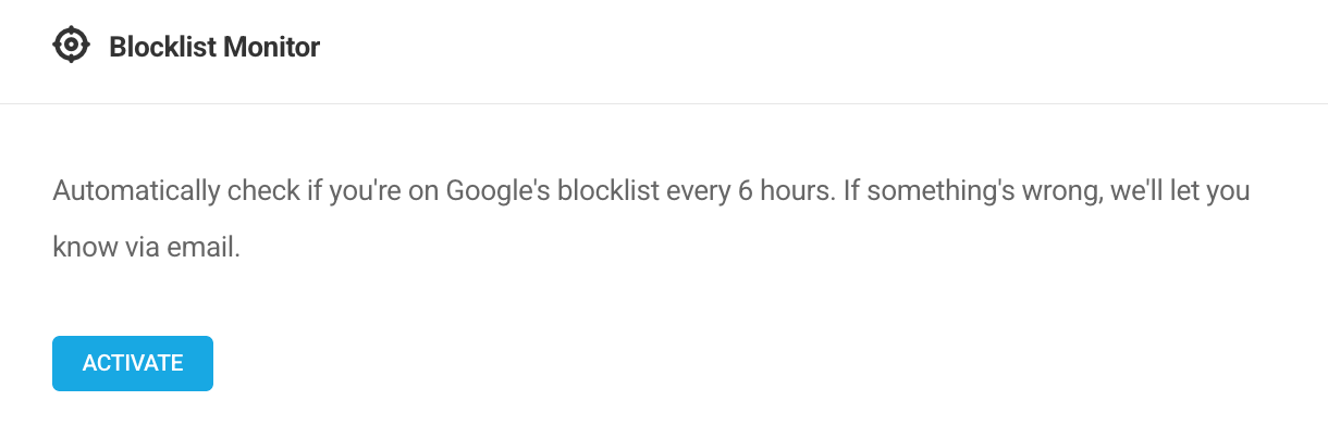 Enable Google blocklist monitor in Defender