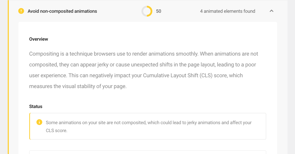 Avoid non-composited animations