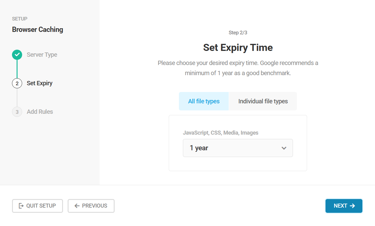 Set expiry time in Hummingbird browser caching