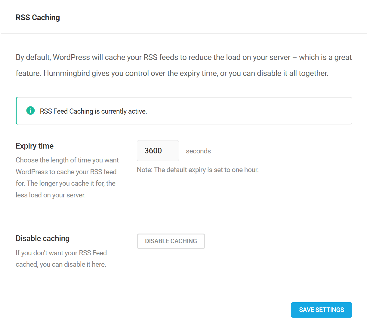 RSS Caching