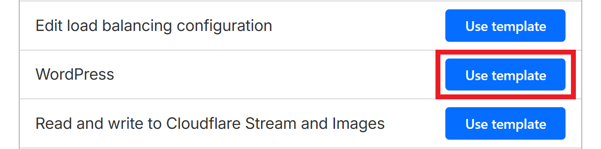 Use WordPress token template