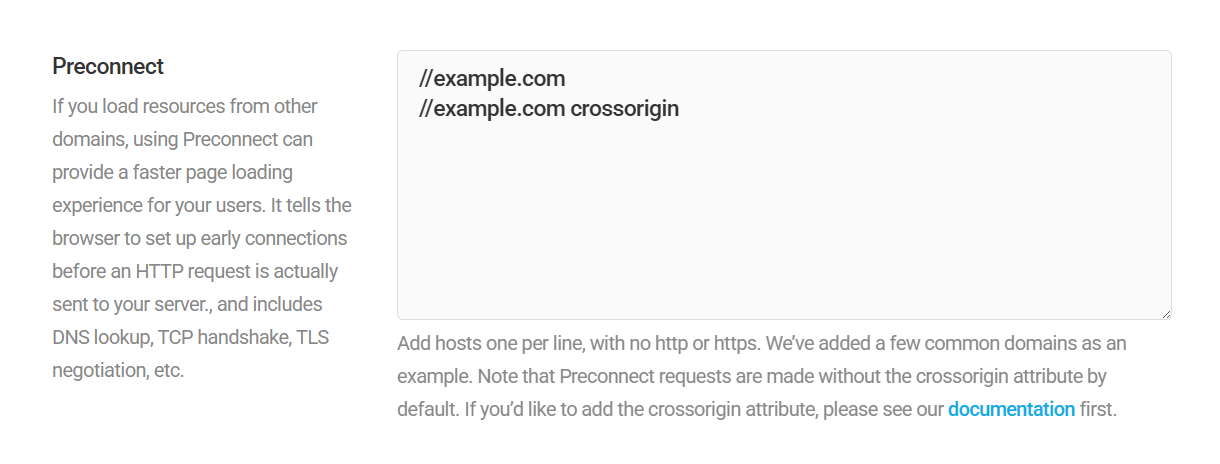 Preconnect tool within Hummingbird