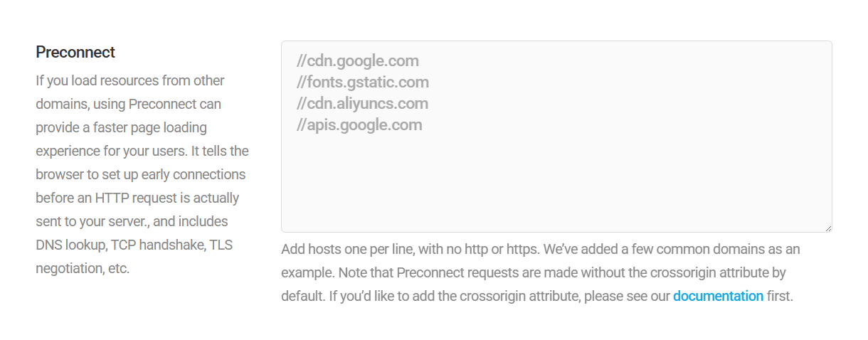 Preconnect tool in Hummingbird