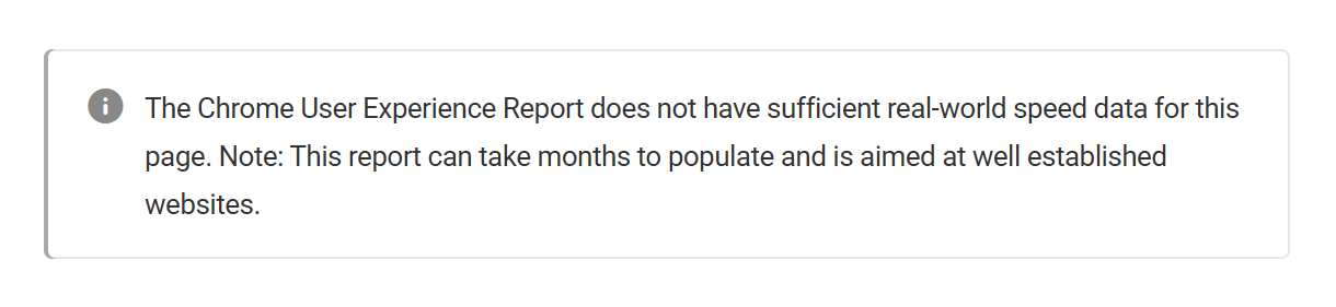 Not enough data for historic field data reports