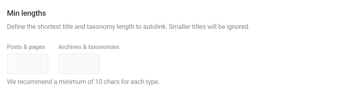 Set minimum length for auto-links in SmartCrawl