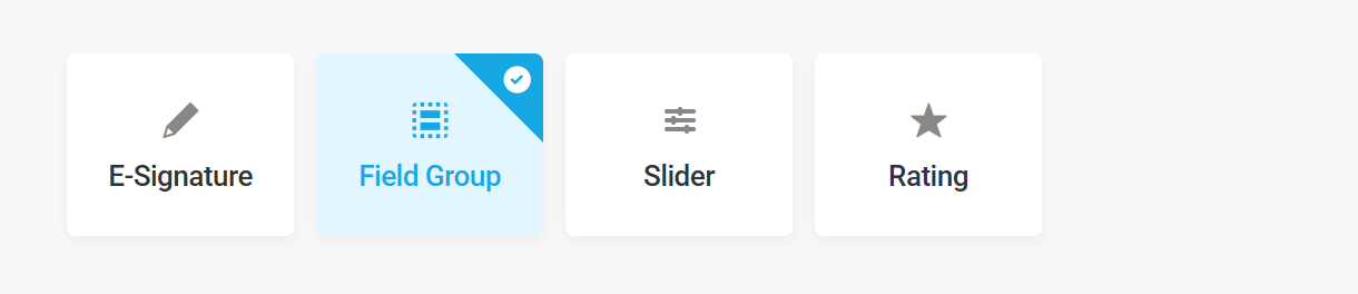Add a Field Group to a form