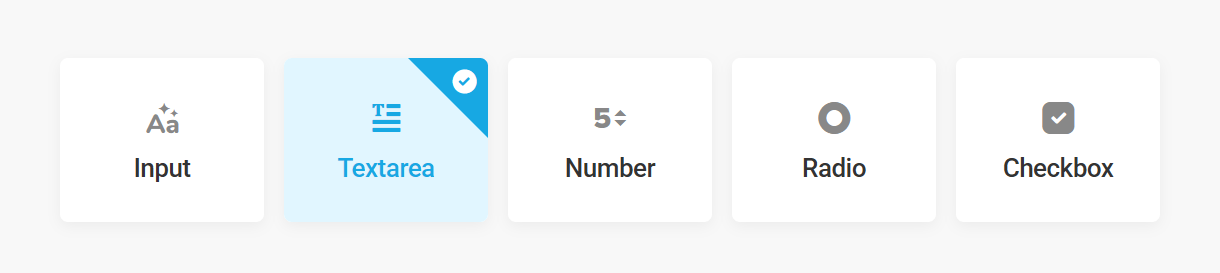 Add a Textarea field to a form