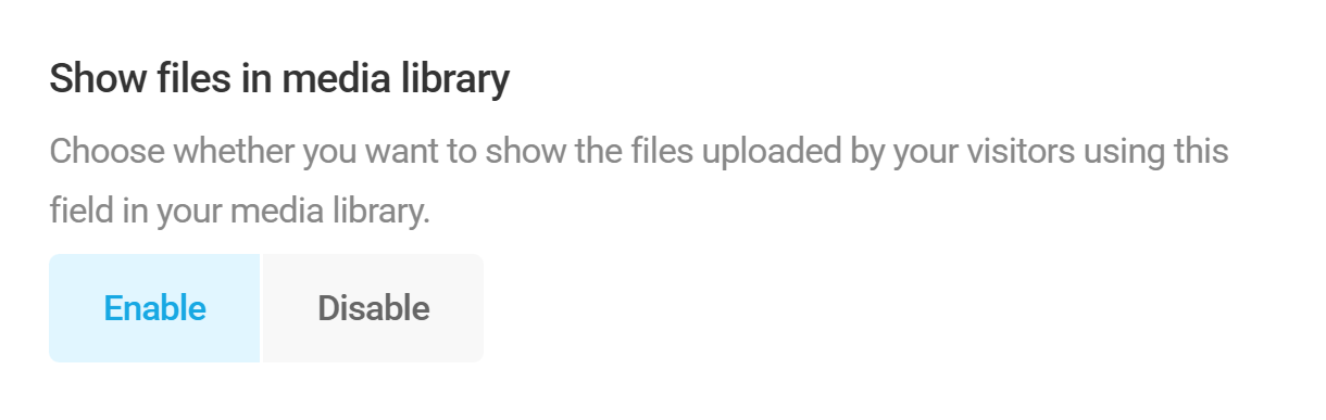 Show files uploaded through a Forminator File Upload field in the media library