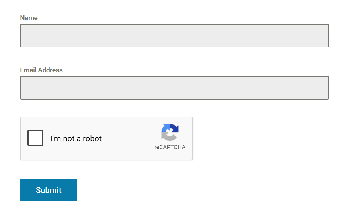 Google reCAPTCHA v2 in a Forminator form