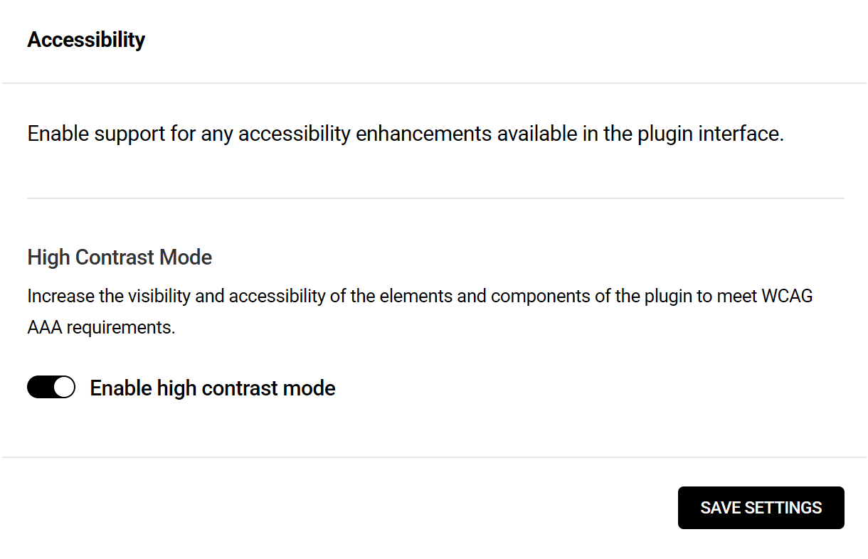 Branda-accessibility setting enabled