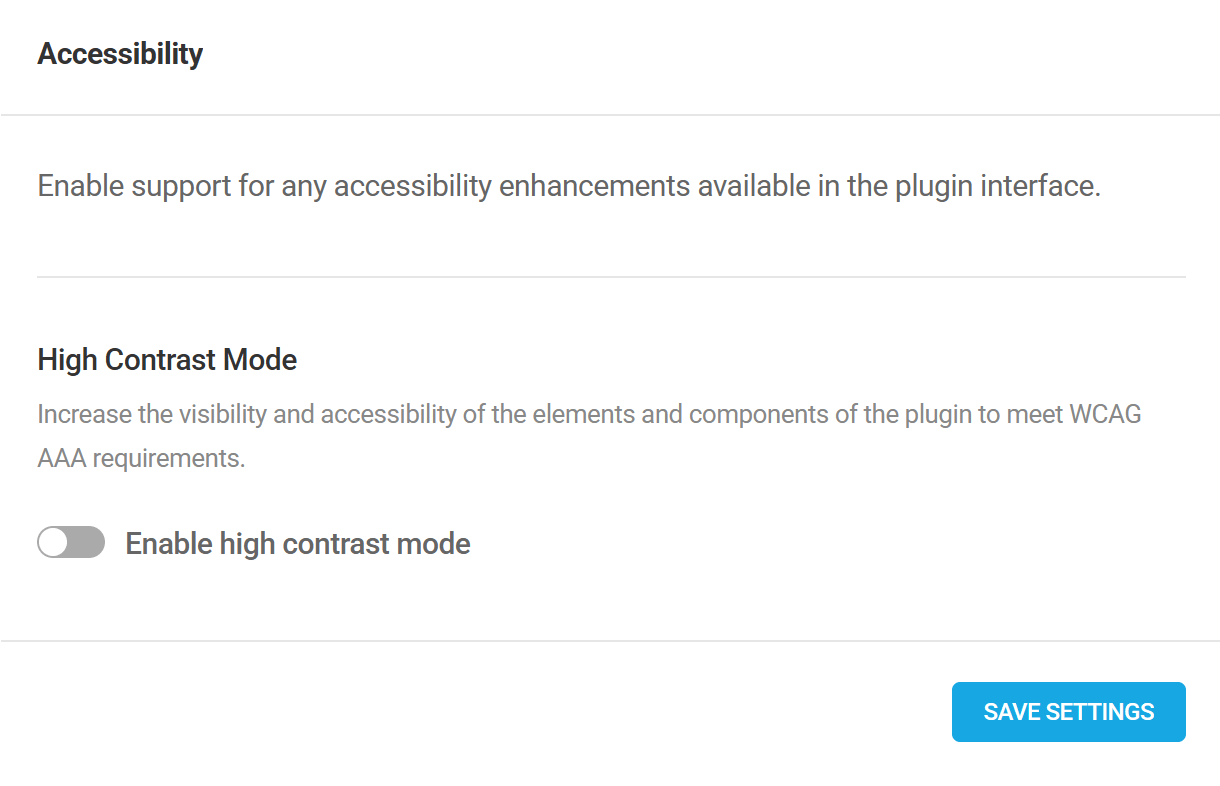Branda-accessibility settings