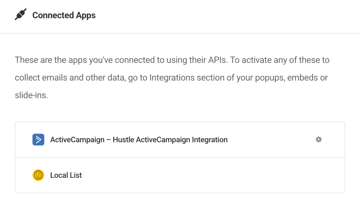 ActiveCampaign successfully integrated with Hustle