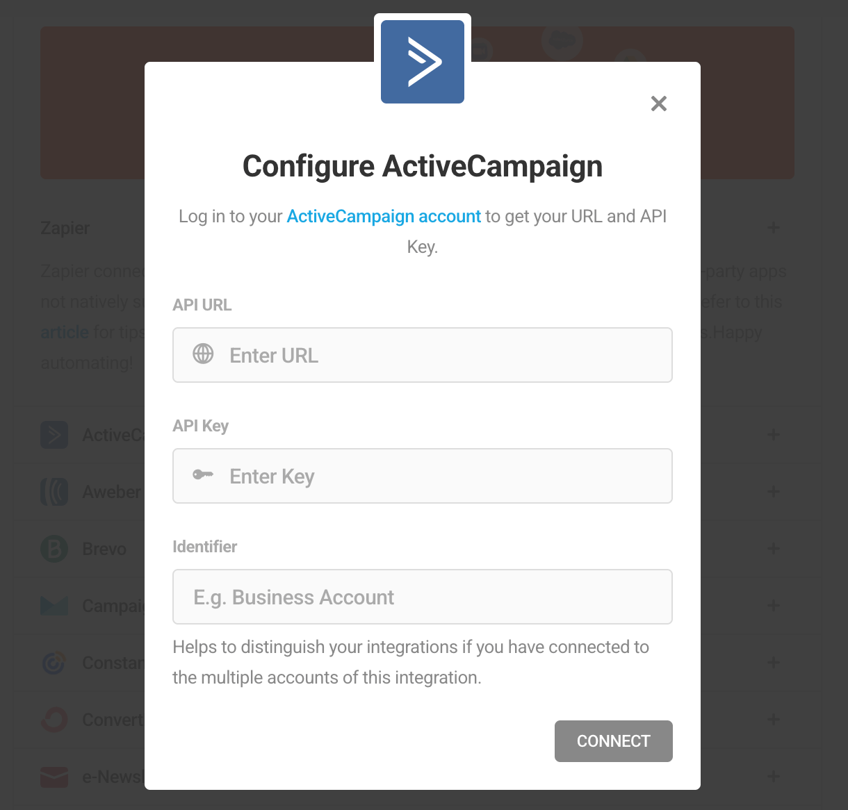 ActiveCampaign integration with Hustle