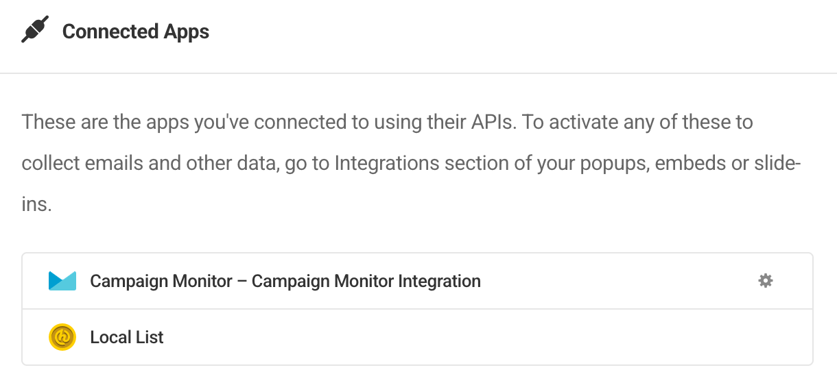 Campaign Monitor successfully integrated with Hustle