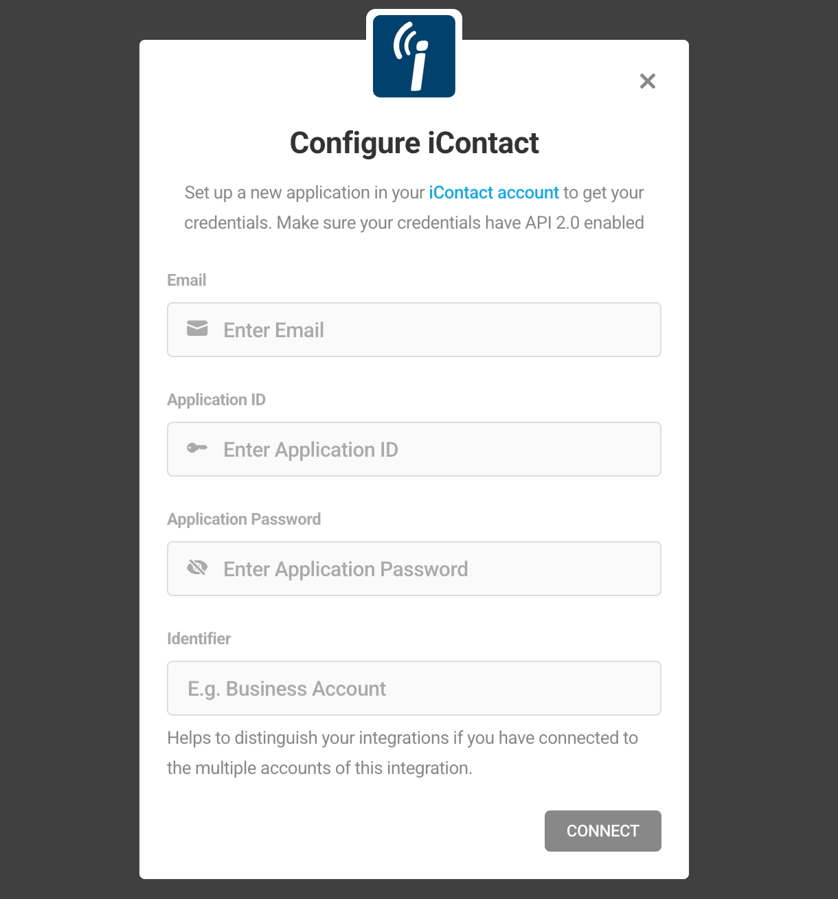 iContact integration with Hustle