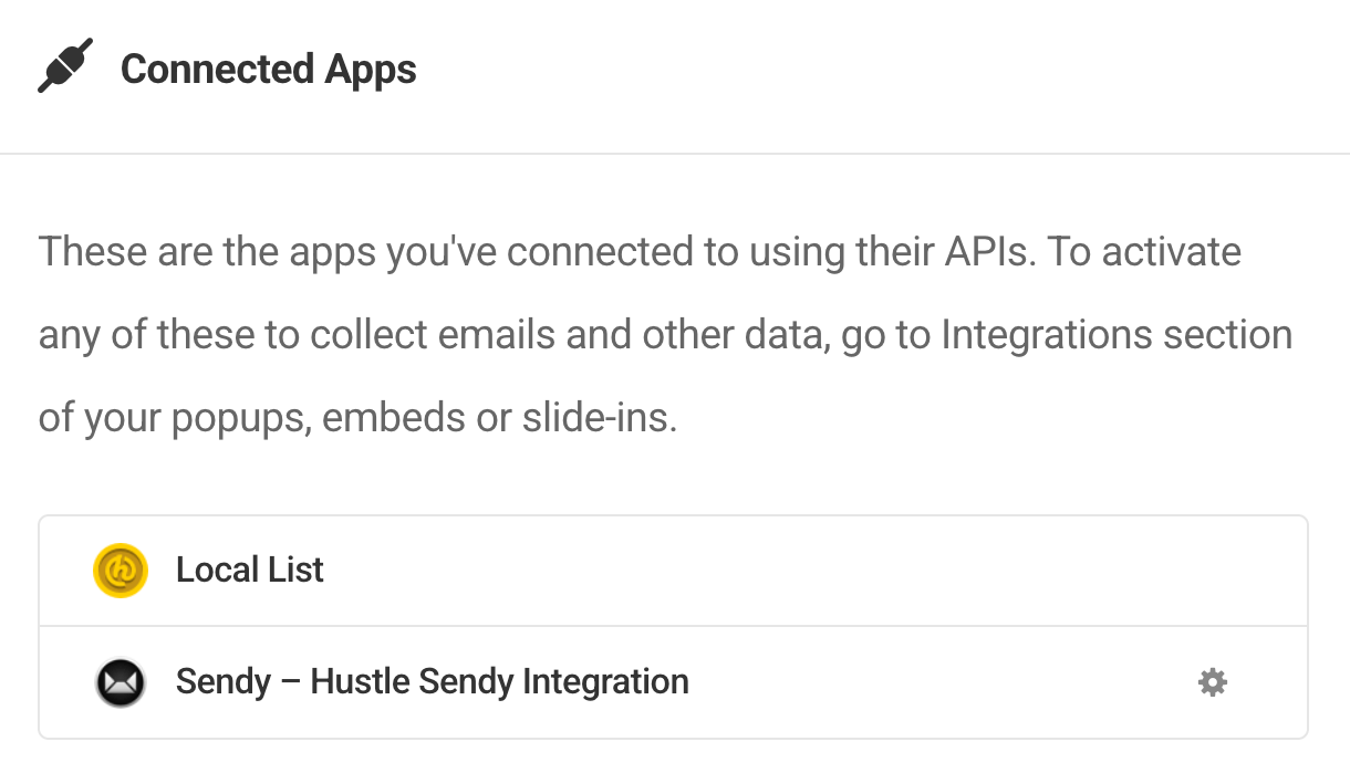 Sendy successfully integrated with Hustle