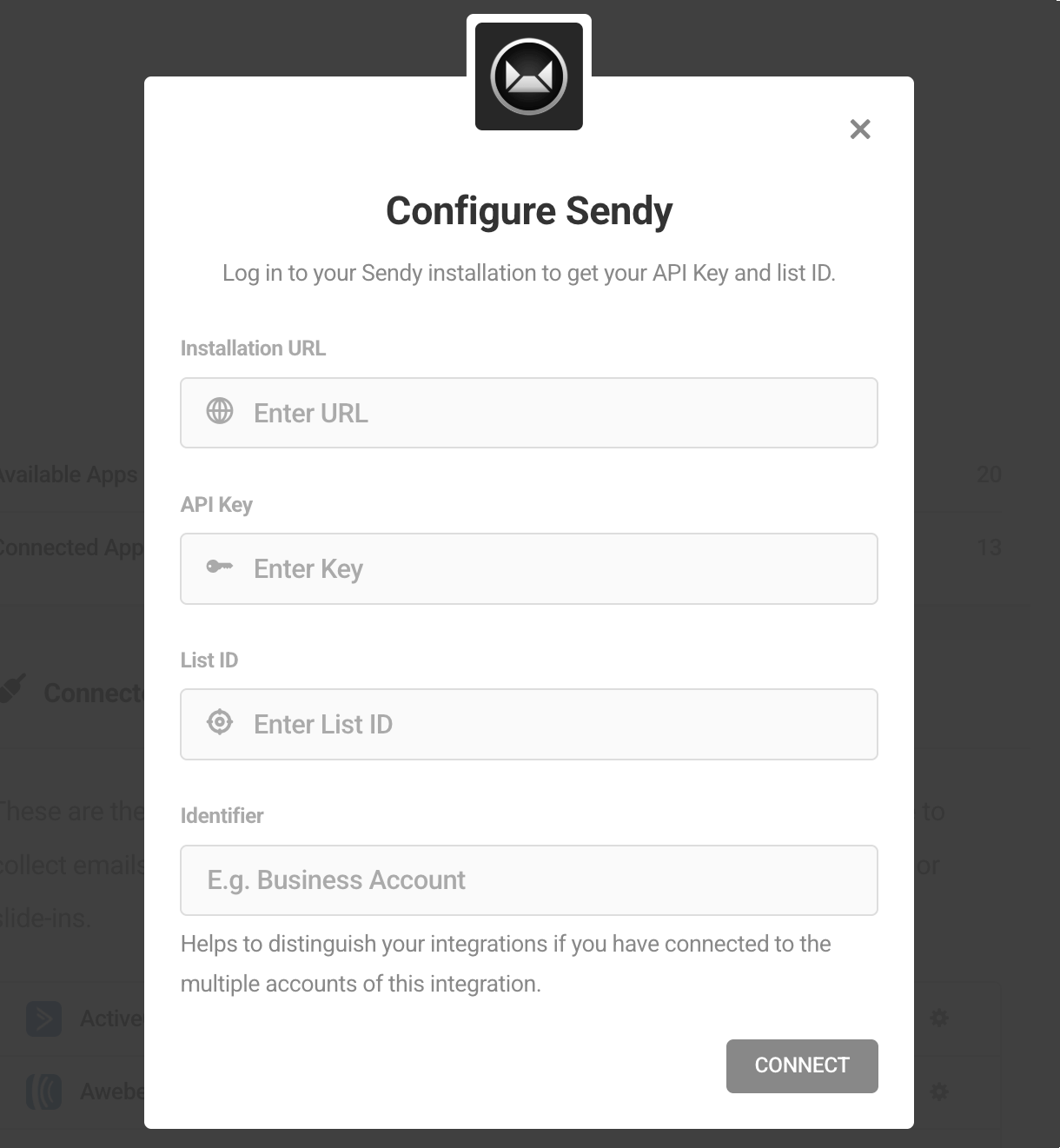 Sendy integration with Hustle