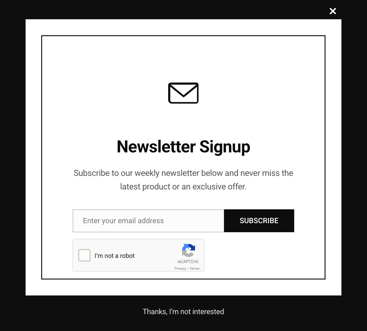 Google reCaptcha in Hustle opt-in