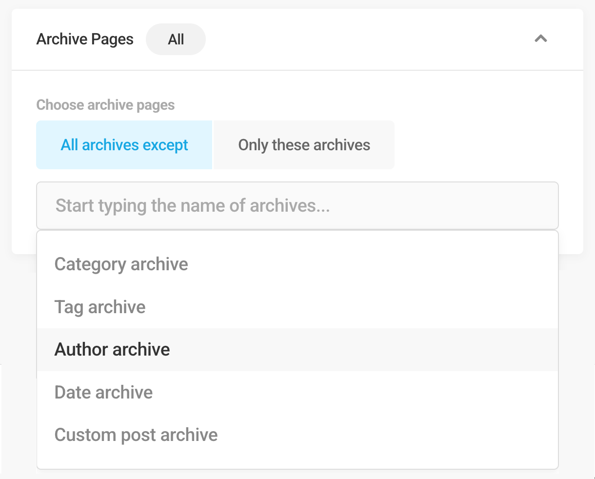 Archive visibility condition in Hustle modules