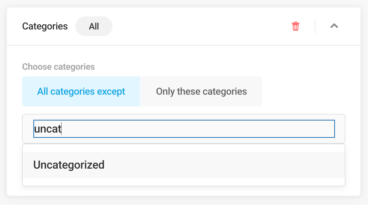 Categories visibility condition in Hustle modules