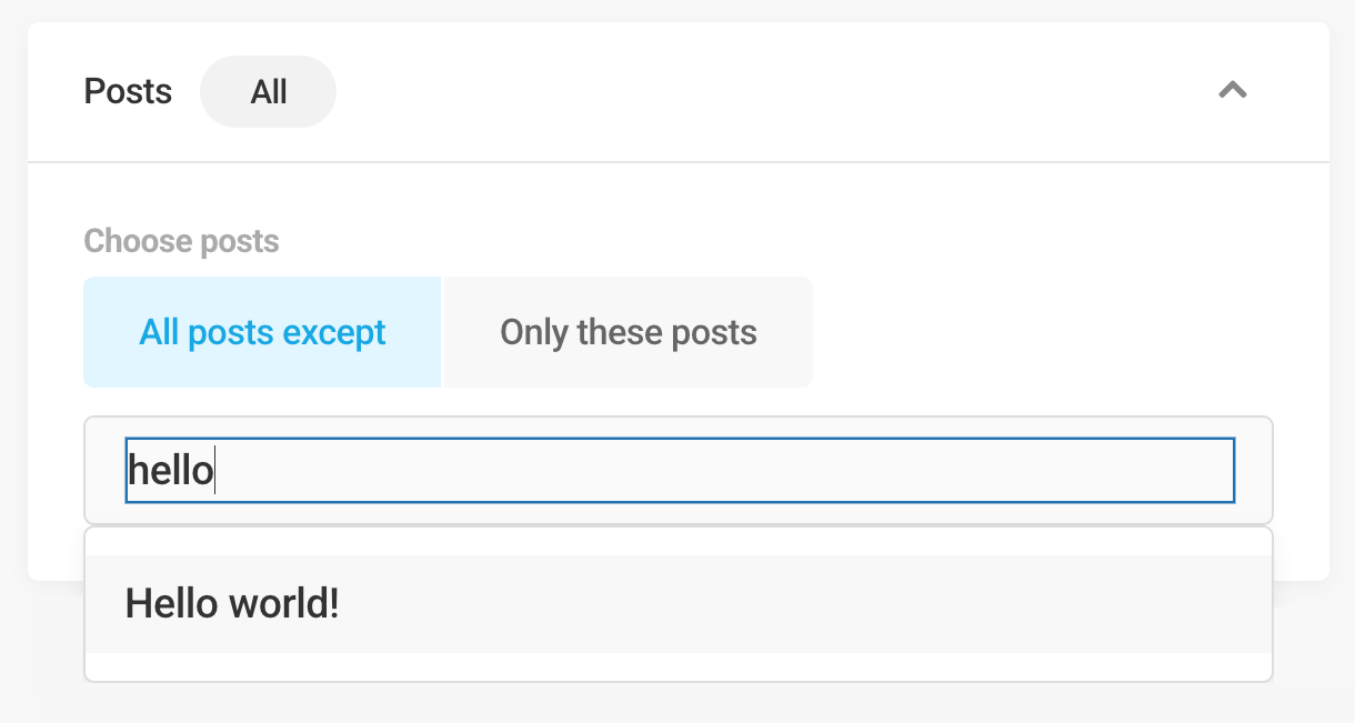 Posts visibility condition in Hustle modules