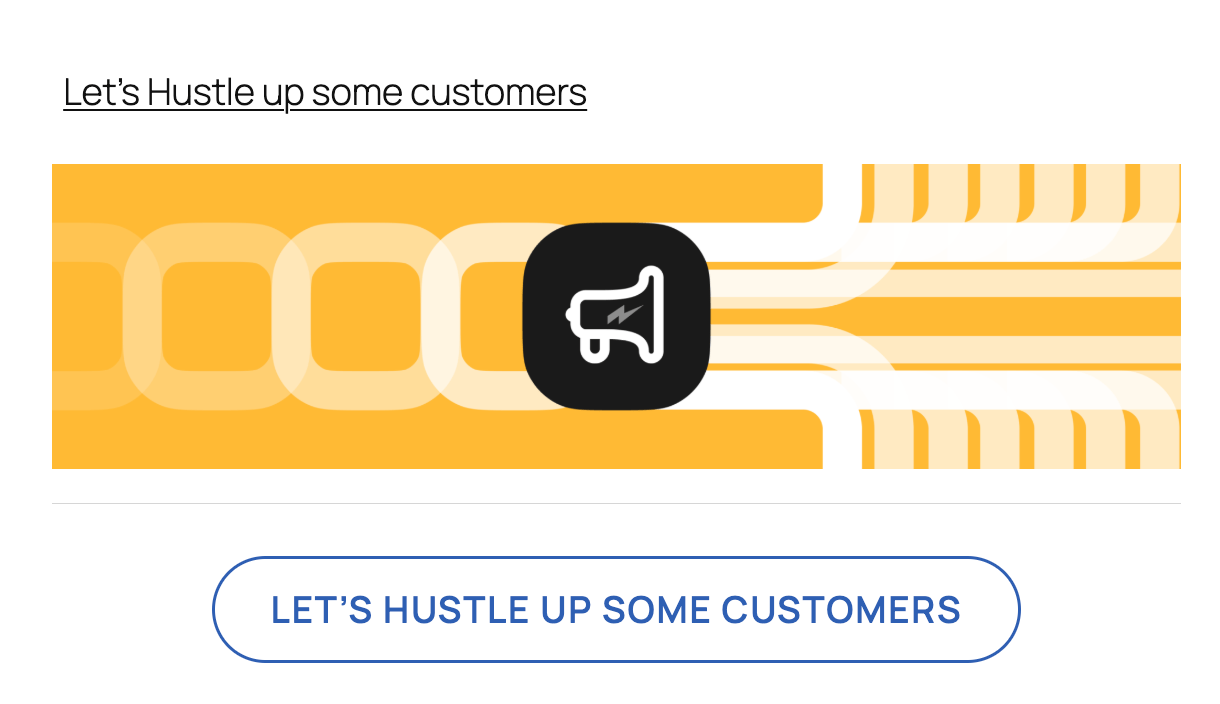 Default Hustle trigger styled with CSS