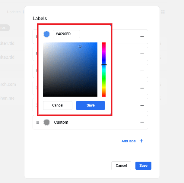 choose a new color