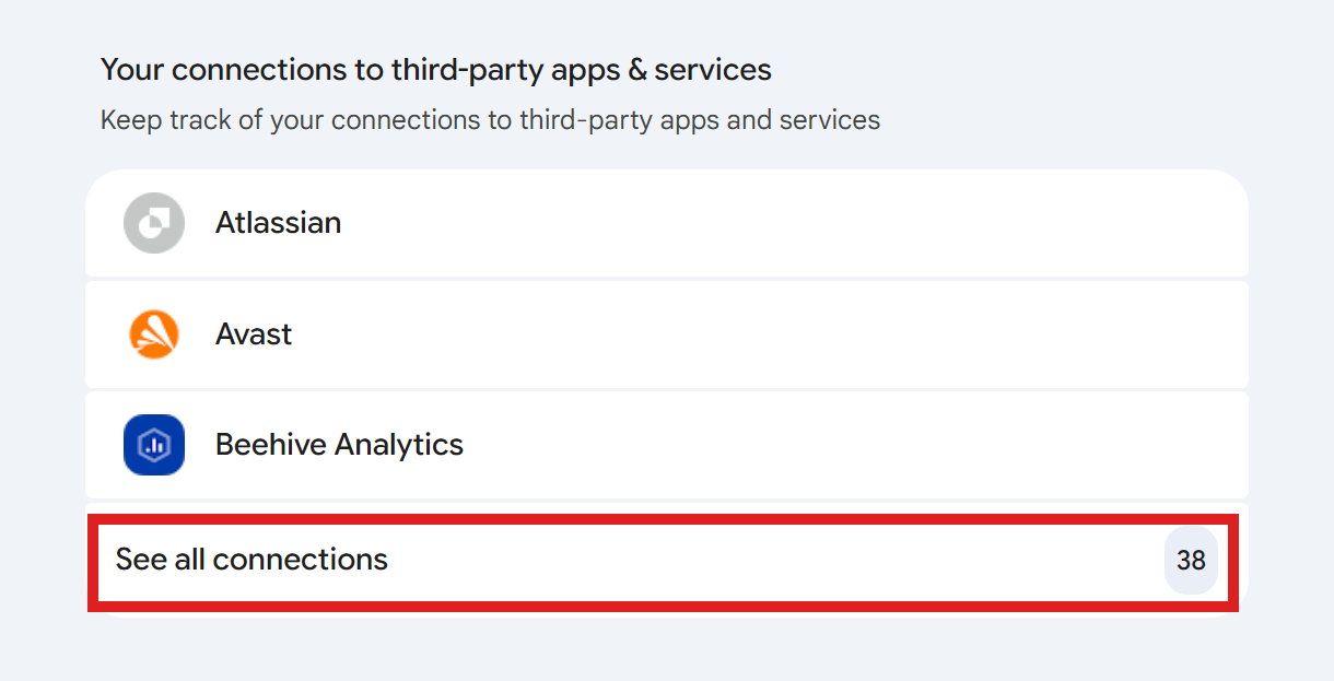 Manage third-party access for Google Drive