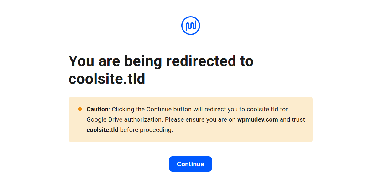 Authorize Google account