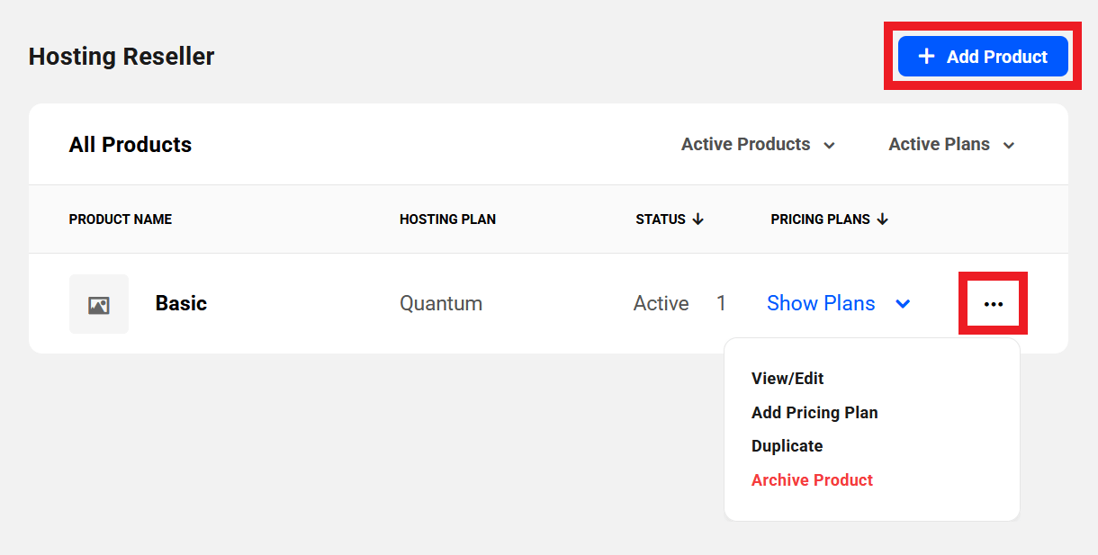 Allows the team member to create and edit Reseller products in your Client Tools