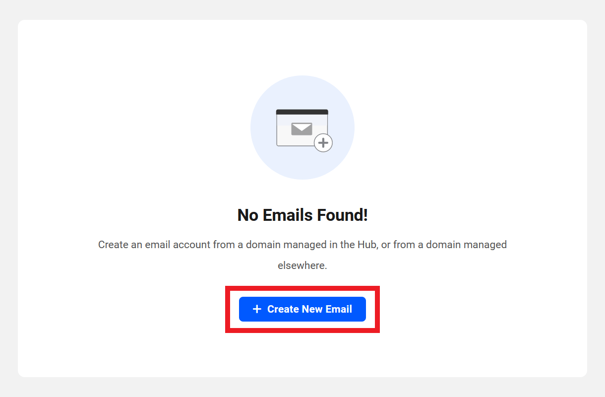 Add your first Pro Email domain and email account