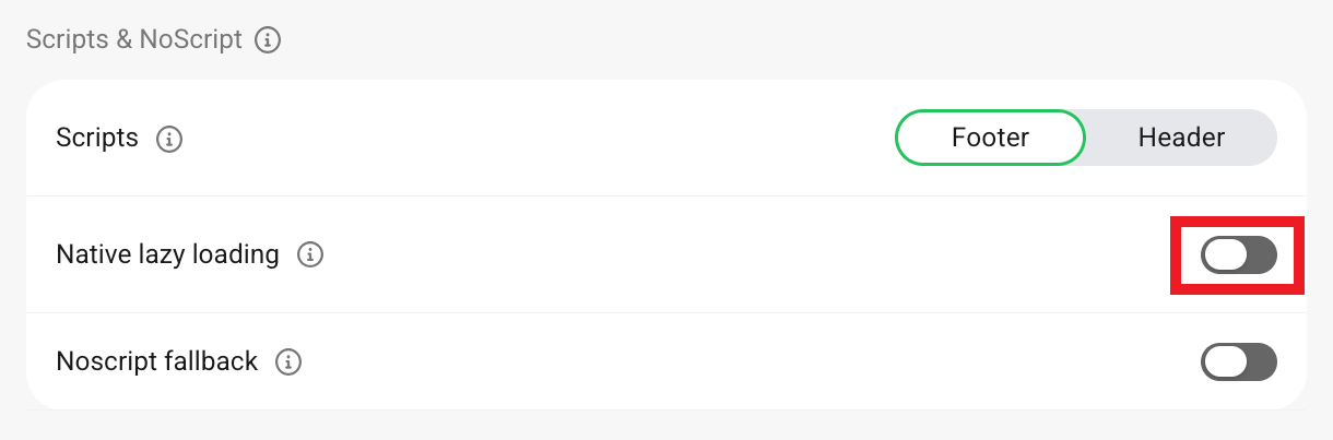 Enable native lazy loading